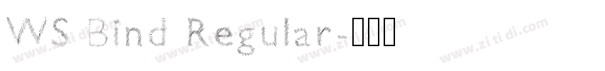 WS Bind Regular字体转换